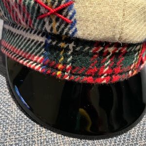 Ruslan Baginskiy Checked Baker Boy Cap Size S New w/ tag